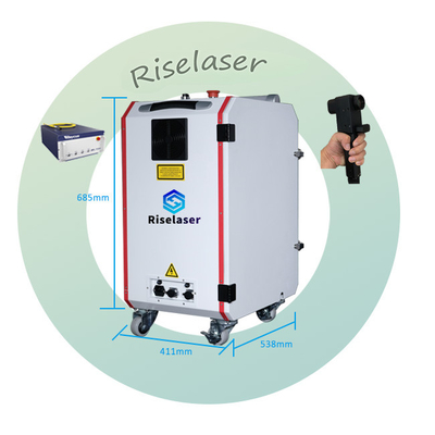Industrial Rust Removal Laser Cleaning Machine 100w 200w Air Cooling Method