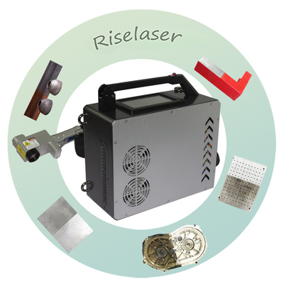 ধাতব মরিচা রঙ অপসারণের জন্য 100W 50W পোর্টেবল লেজার ক্লিনিং মেশিন একক ফেজ এসি 220V