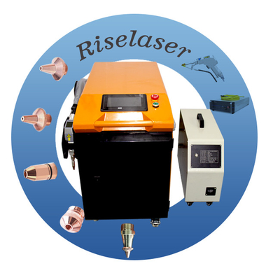 অ্যালুমিনিয়াম স্টেইনলেস স্টীল জন্য Riselaser পোর্টেবল হ্যান্ডহেল্ড ক্রমাগত ছাঁচ লেজার ঢালাই মেশিন